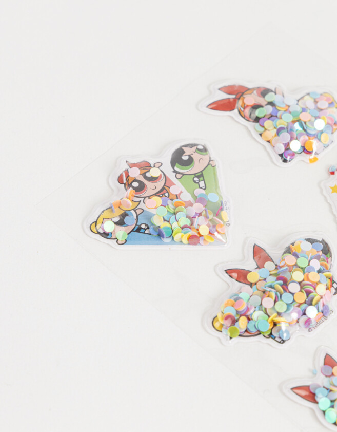 Stickers y Album Stickers Set De Stickers "chicas Superpoderosas" - Combinacion Multicolor