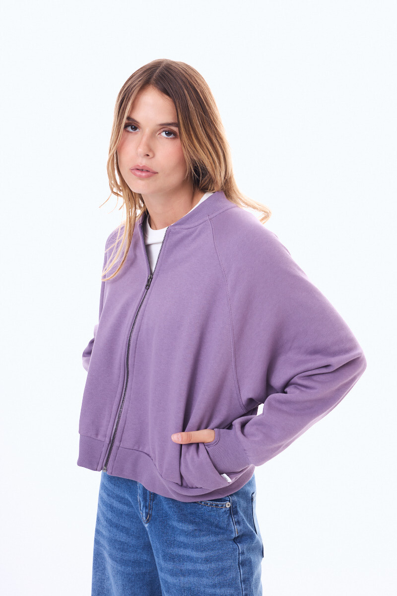 Campera de felpa Taubate - Violeta 