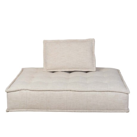 SOFÁ MODULAR TELA-PREMIUM NATURAL-BEIGE LOUNGER ELEMENT BEIGE