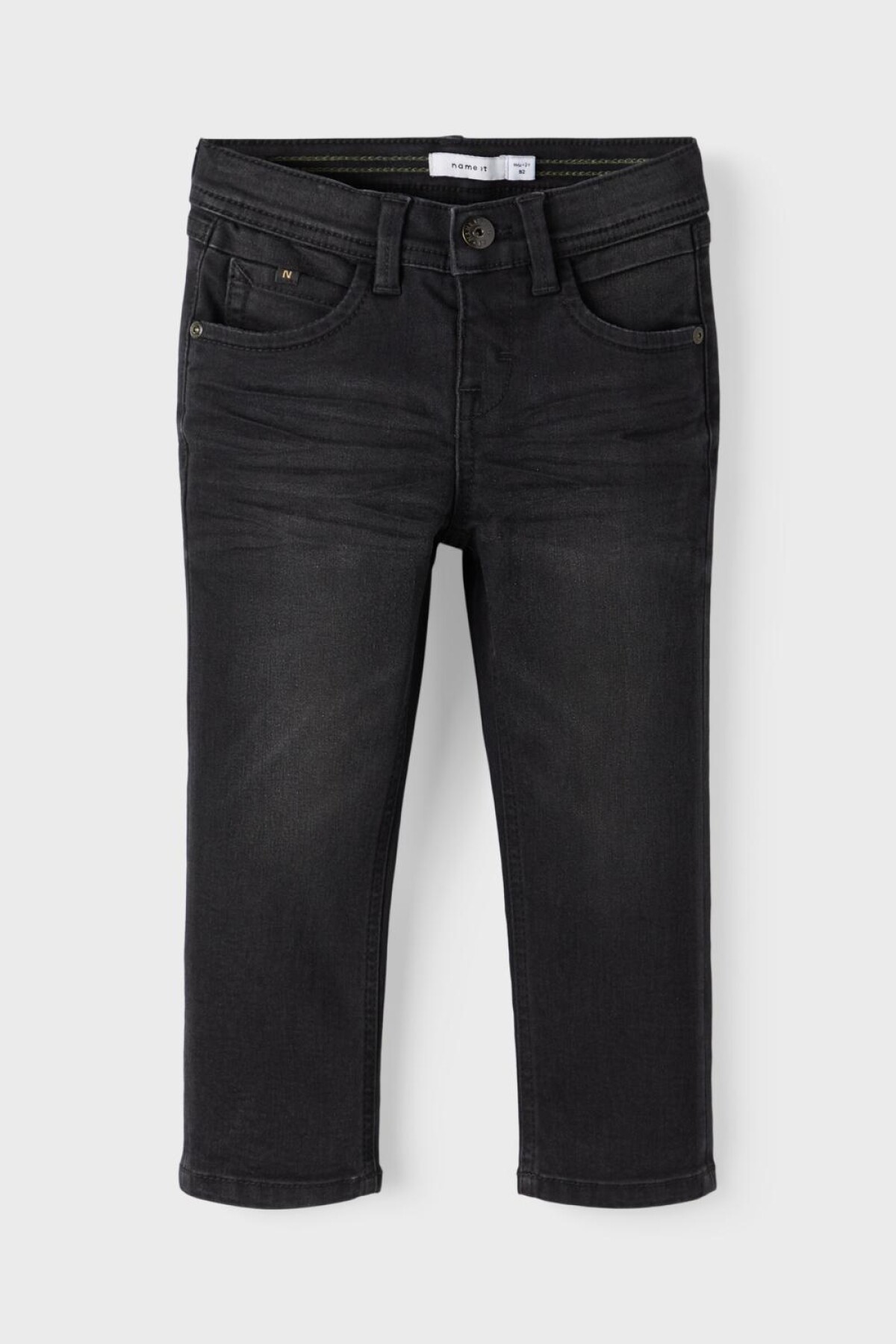 Jeans Regular Black Denim