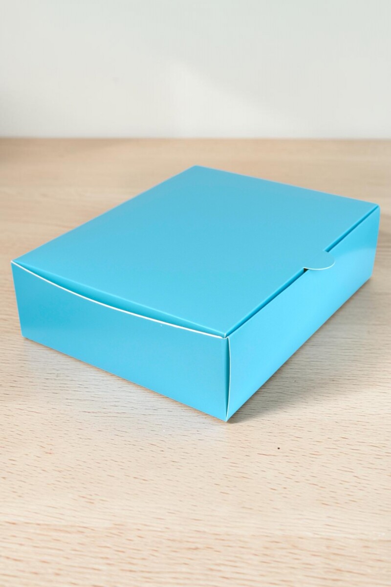 Caja para masas 1kg (30x22,5x6,5 cm) - CELESTE 