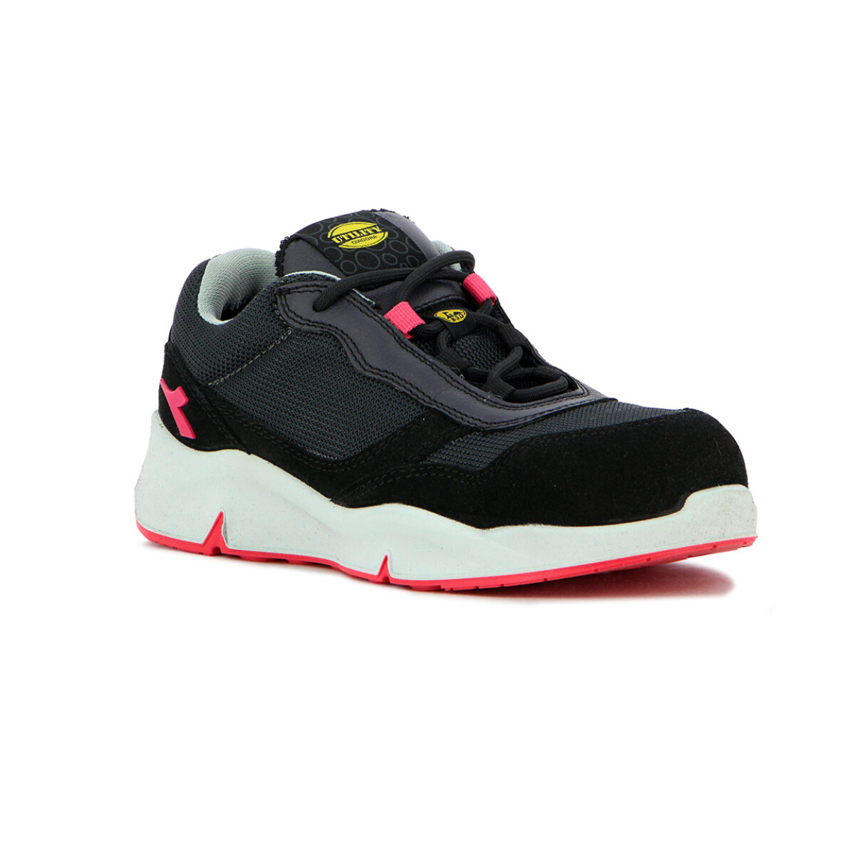 Diadora PRO L - Woman ATHENA TEXT LOW S1PL FO SR ESD - Gris-Magenta 