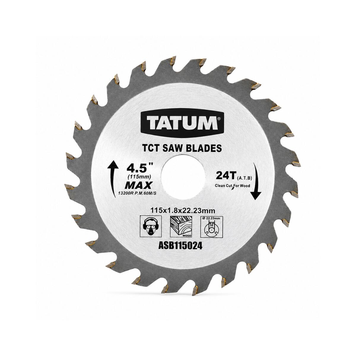 DISCO CORTE MADERA 115MM 24T KRAIN Disco Corte Madera 115mm 24t Krain