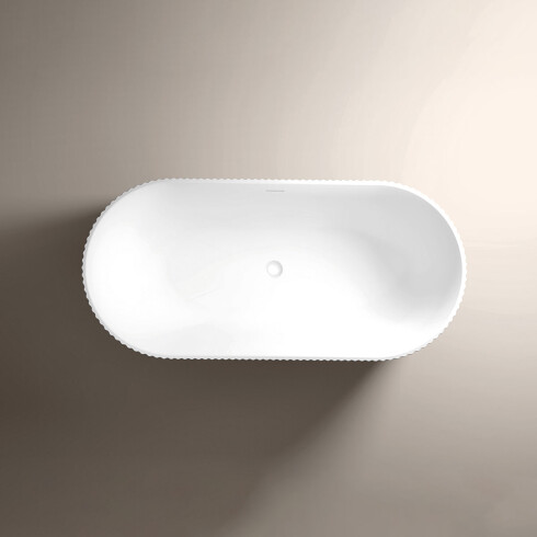 BAÑERA DE 170X80X65 BLANCO MATE INCLUYE DESAGUE BLANCO