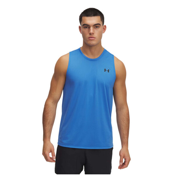 Musculosa Training Under Armour Tech Tank de Hombre - 1382795-402 Azul Claro-negro
