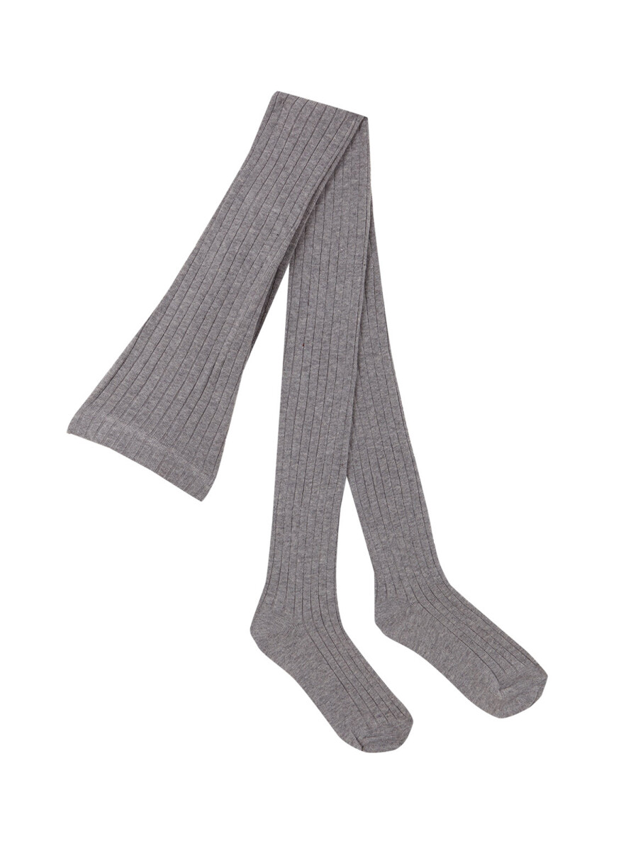 Leotardos Basicos Gris Claro Melange