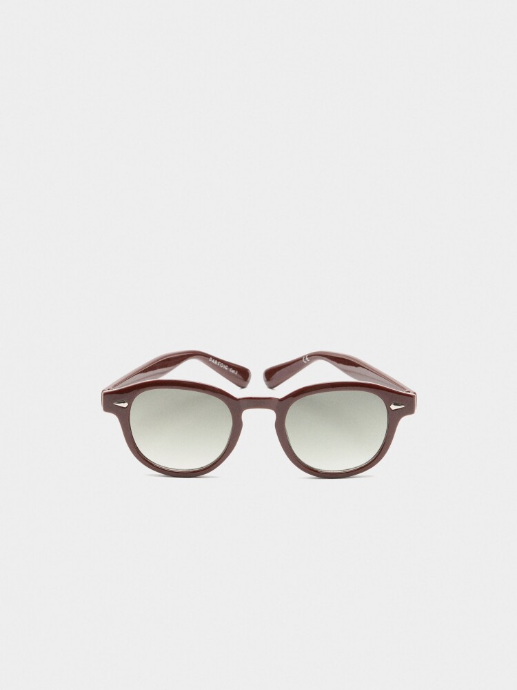 Gafas De Sol Redondas marron
