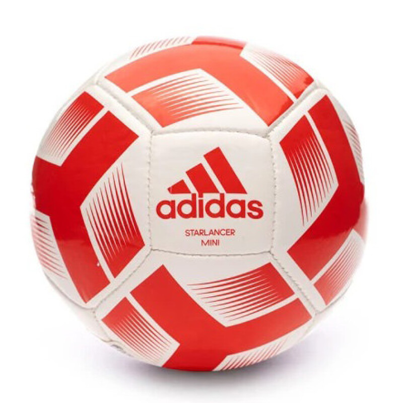 Pelota Adidas Club Starlancer Blanco - Rojo