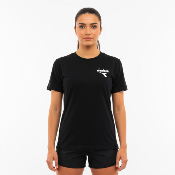 Remera Deportiva Hombre Diadora Negro