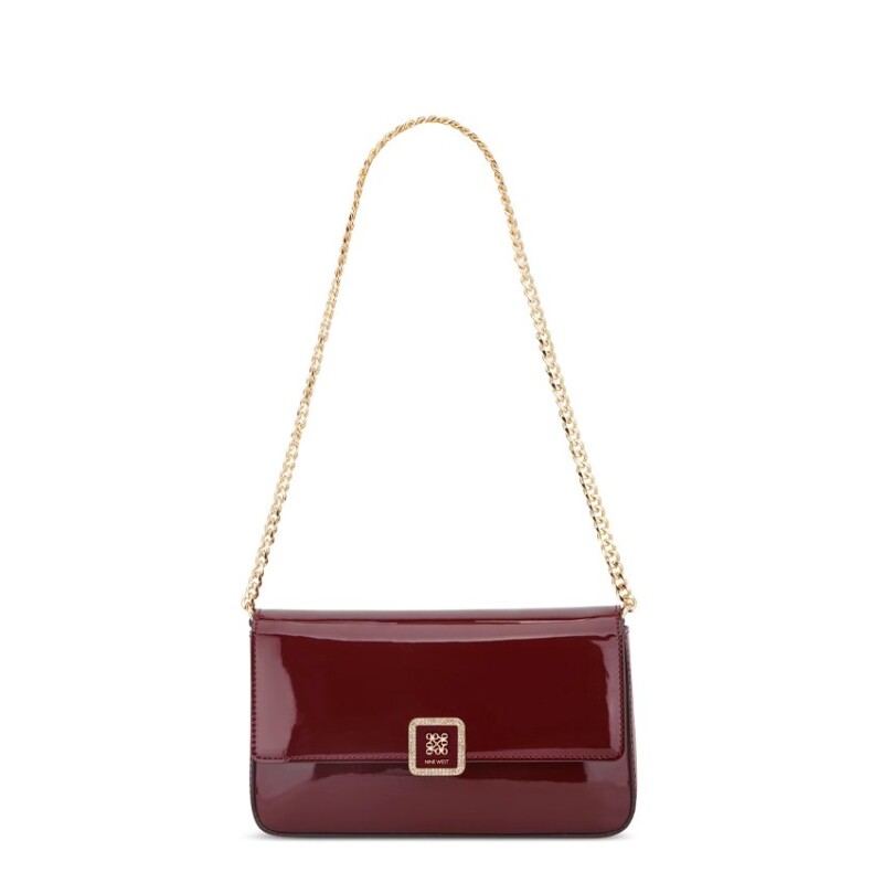Blais Flap Shoulder Bag Boysenberry