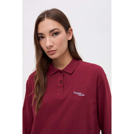 Remera polo Belia Bordo