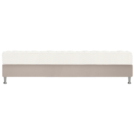 SOMMIER QUEEN ESPUMA ALTA DENSIDAD IVORY 20CM ALTURA 1 BOX