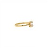 Anillo compromiso Cuadrado -Oro bajo-Piedras zirconias-AN8556 conpiedra