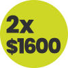 Promo 2x1600