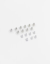 Bijouterie Vs Metal Topes Para Aros - Plateado Rodio