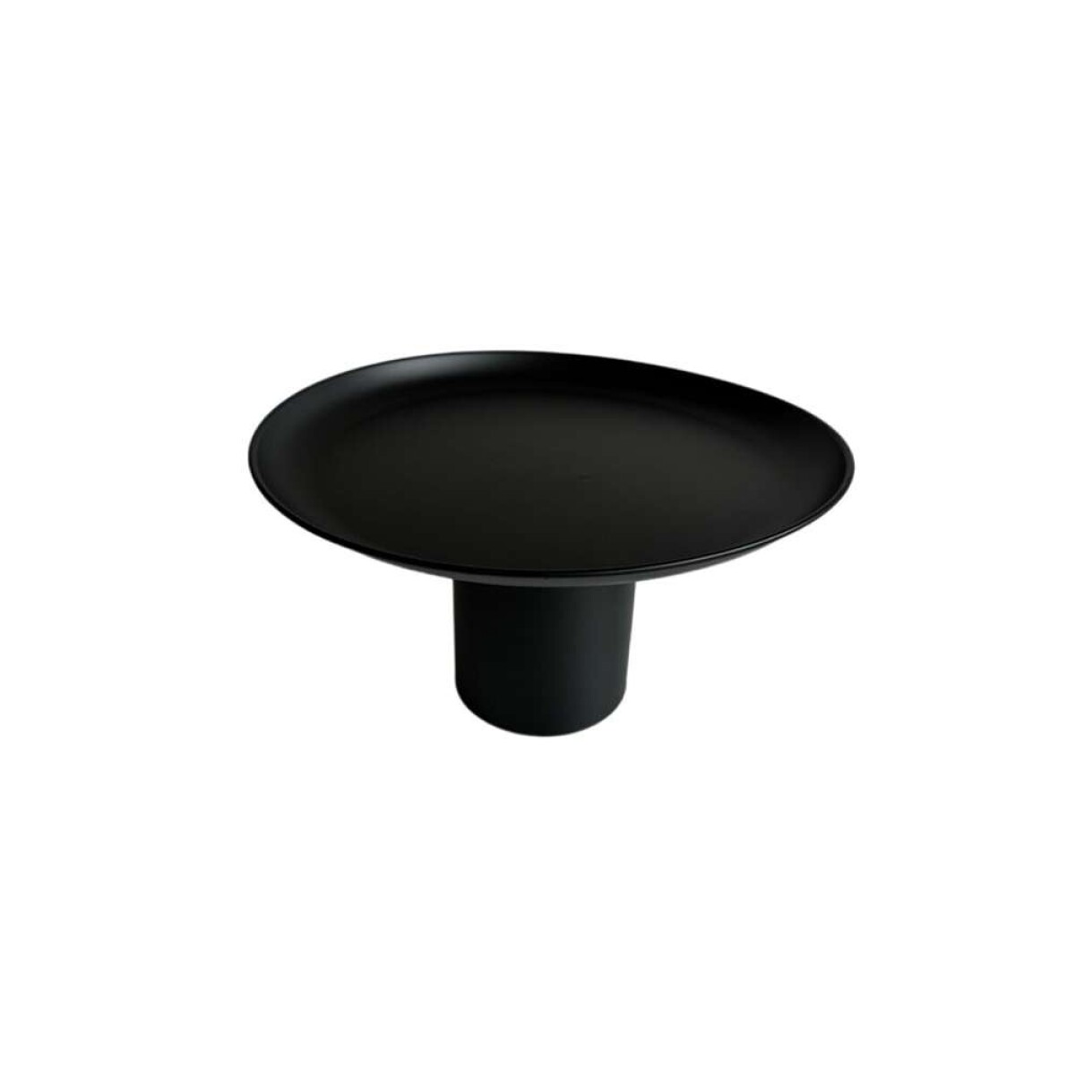 Plato Soporte Metálico 30X17Cm - Negro 