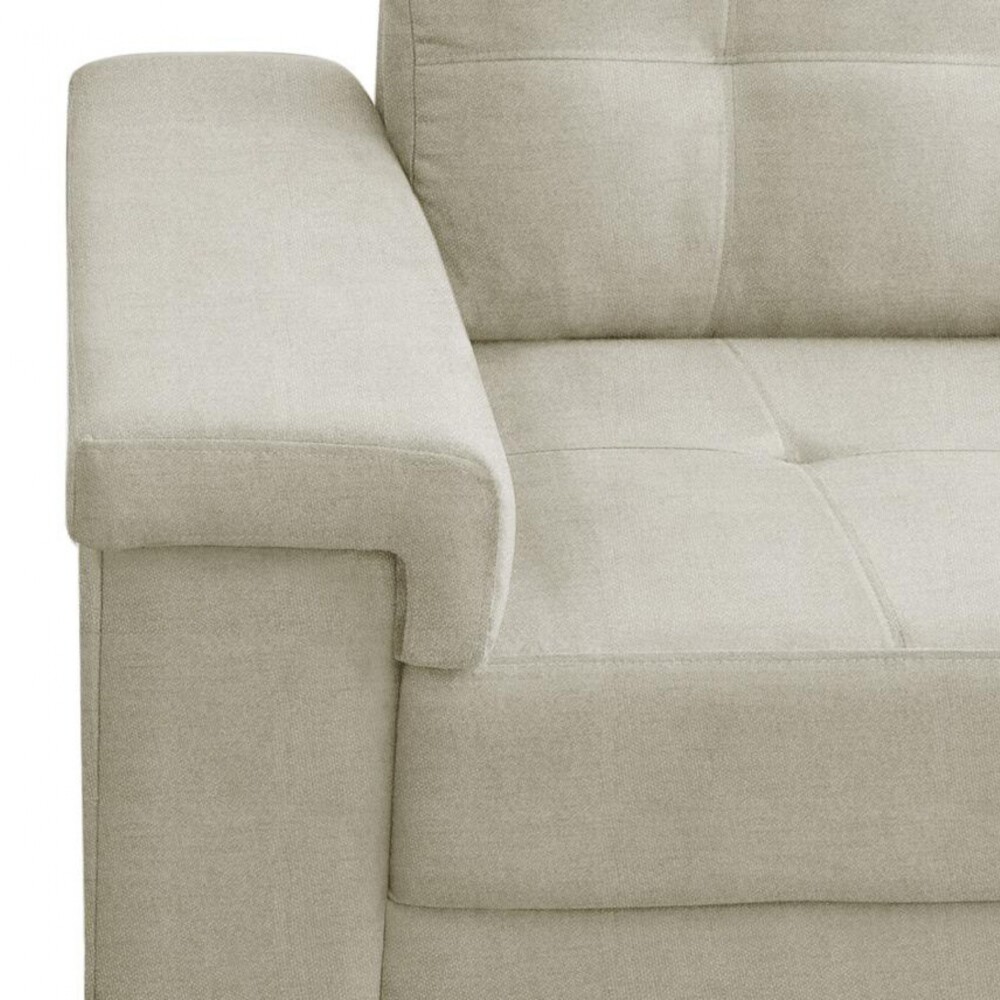 Sillón 3 Cuerpos en tela de Lino - Palazio Beige