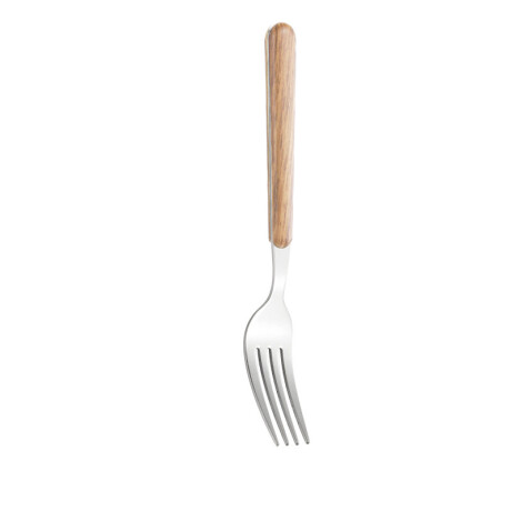 Cubierto de madera tenedor