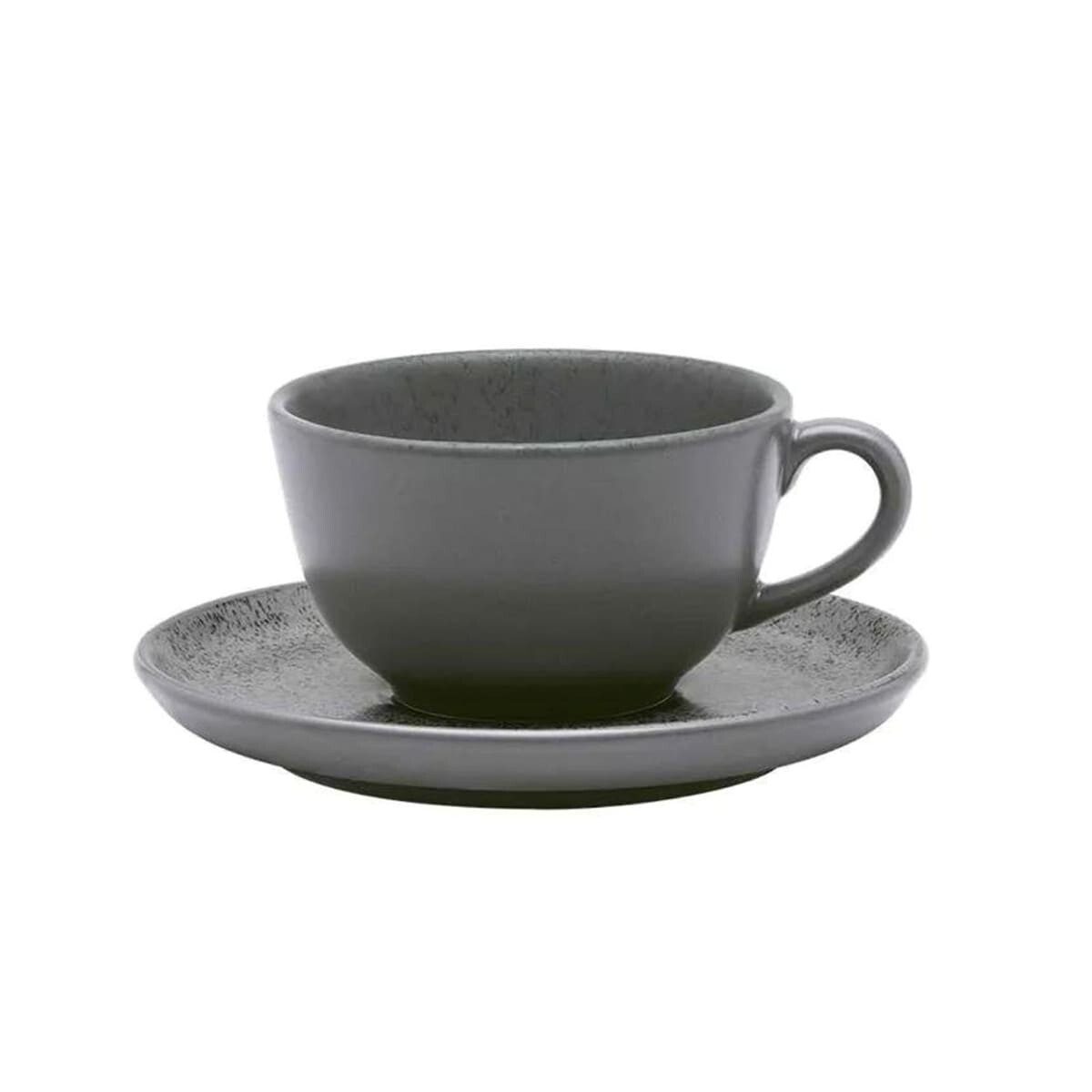 Taza de te con plato Gray 200 ml OXFORD 