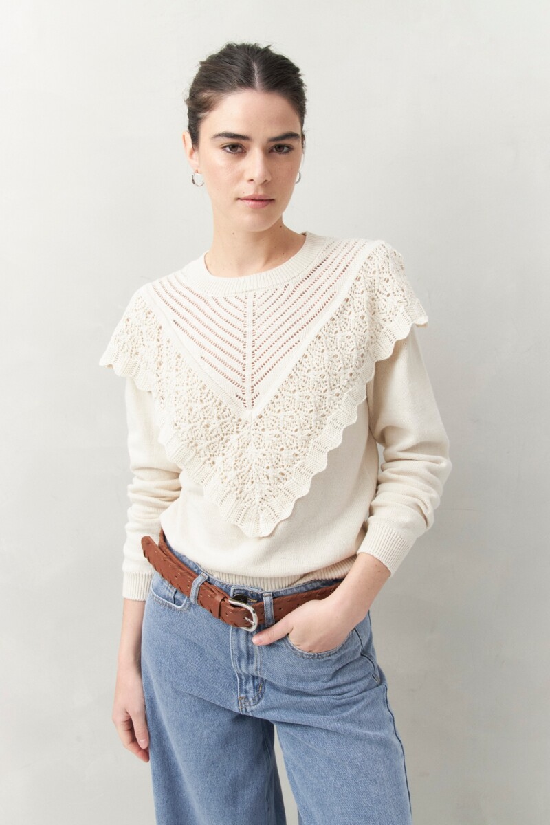 SWEATER SILVI Crudo