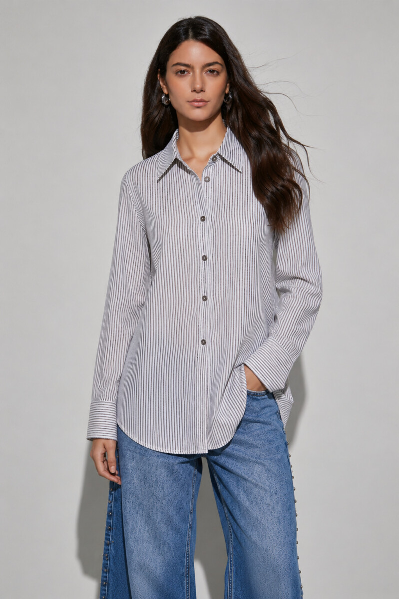 CAMISA ARIANA STRIPE - VARIANTE 1 