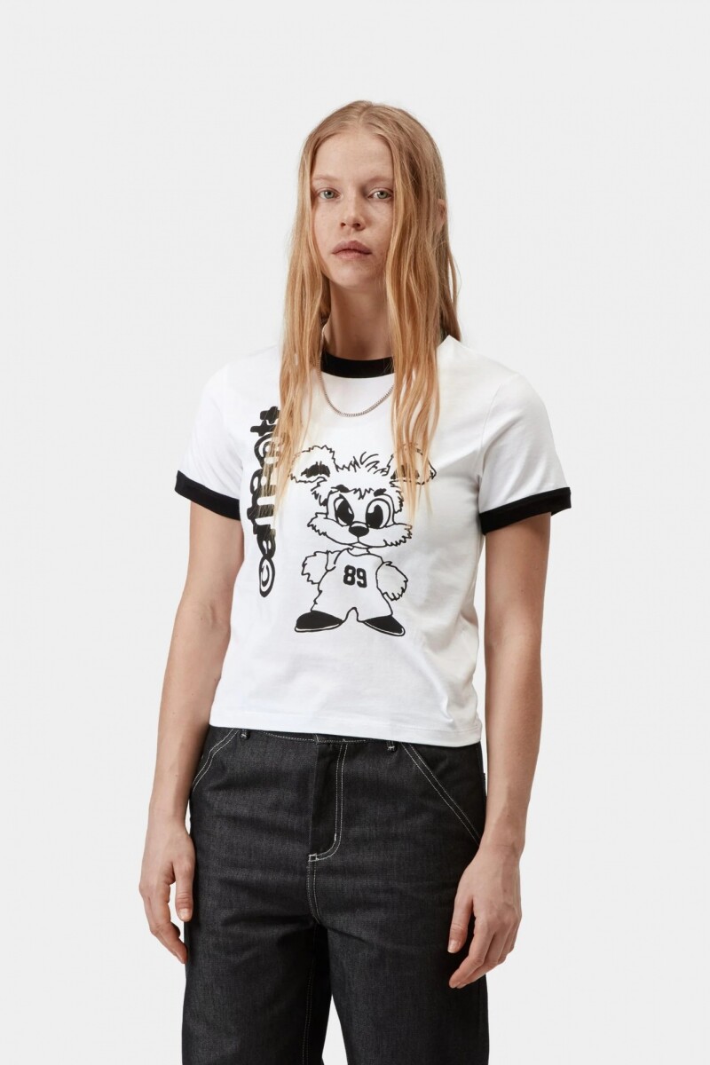 REMERA RINGER Blanco