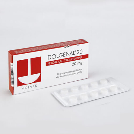 Dolgenal 20 mg x10 Comprimidos – Analgésico / antiinflamatorio Dolgenal 20 mg x10 Comprimidos – Analgésico / antiinflamatorio