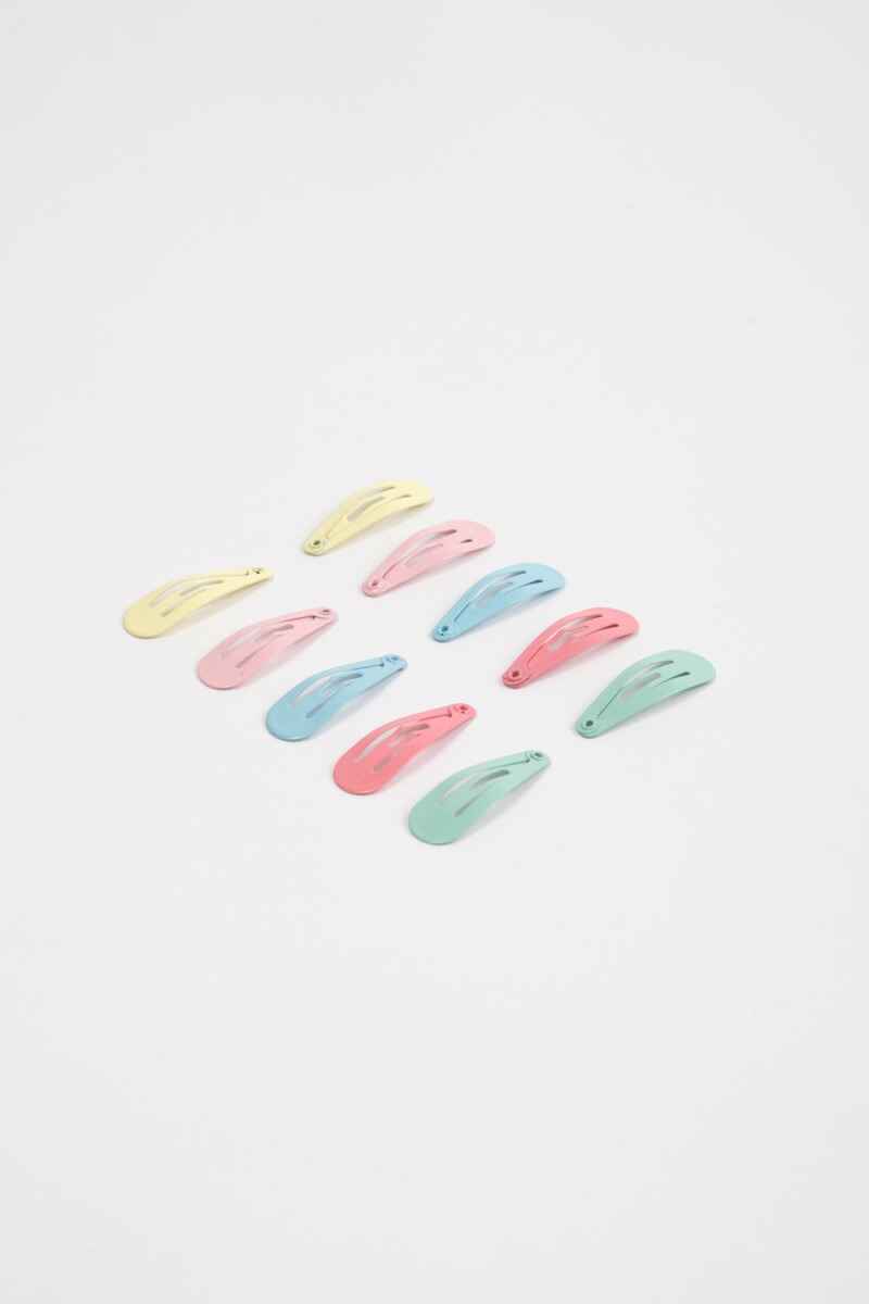 Pack x 10 hebillas - Multicolor 