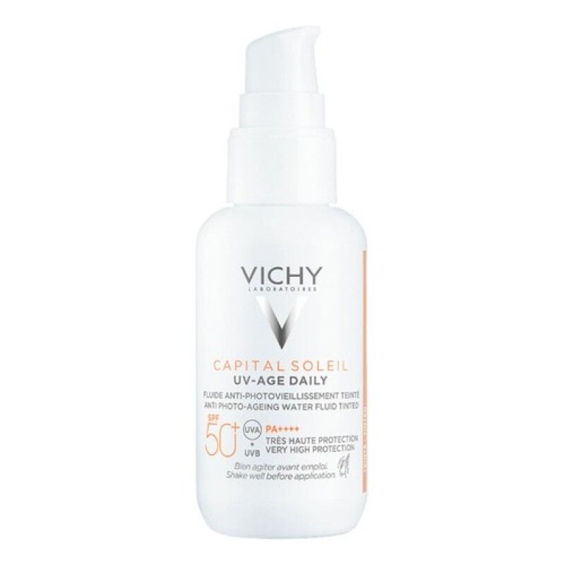 Protector Solar FPS50+ Vichy Capital Soleil UV-Age Daily Color 40ml Protector Solar FPS50+ Vichy Capital Soleil UV-Age Daily Color 40ml