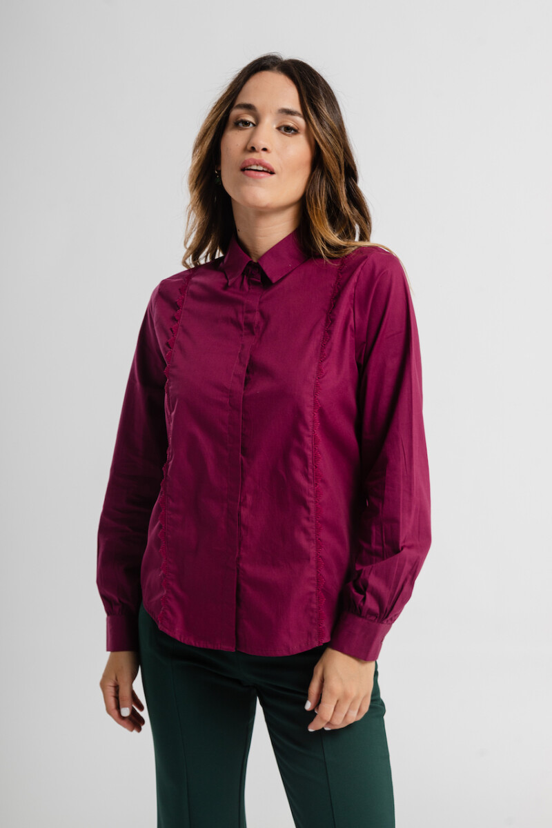 CAMISA GENEVA VINO