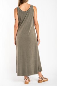 Vestido Algodon Lavado Safari