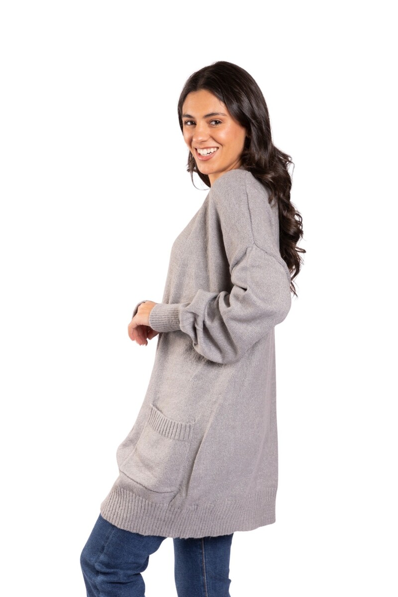 CHERRY CARDIGAN - GREY 