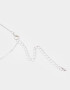 Cadena Corta con Dije Con cubic zirconia Collar Con Dije Con Cubic Zirconia - Plateado