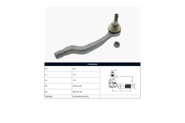 Puntero Mercedes Benz A 170 Cdi (W168)/A 160 (W168) 99-25 Der Puntero Mercedes Benz A 170 Cdi (W168)/A 160 (W168) 99-25 Der