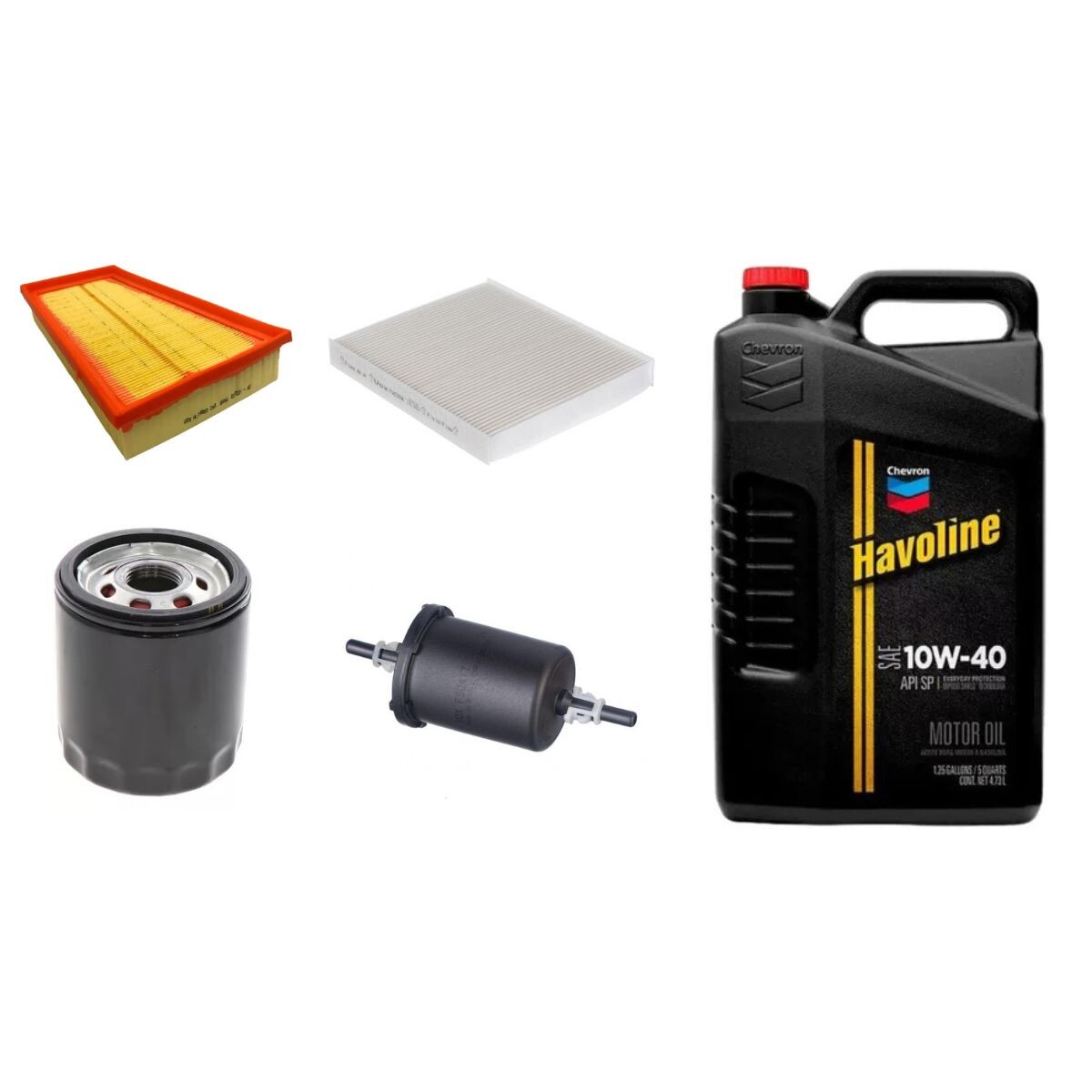 KIT DE FILTROS Y ACEITE 10W40 TEXACO 
