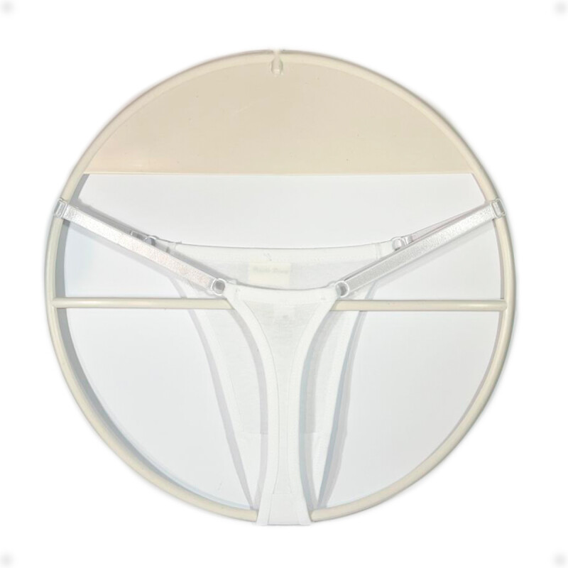Tanga Colaless Ajustable De Algodón Blanco Talla L-XL