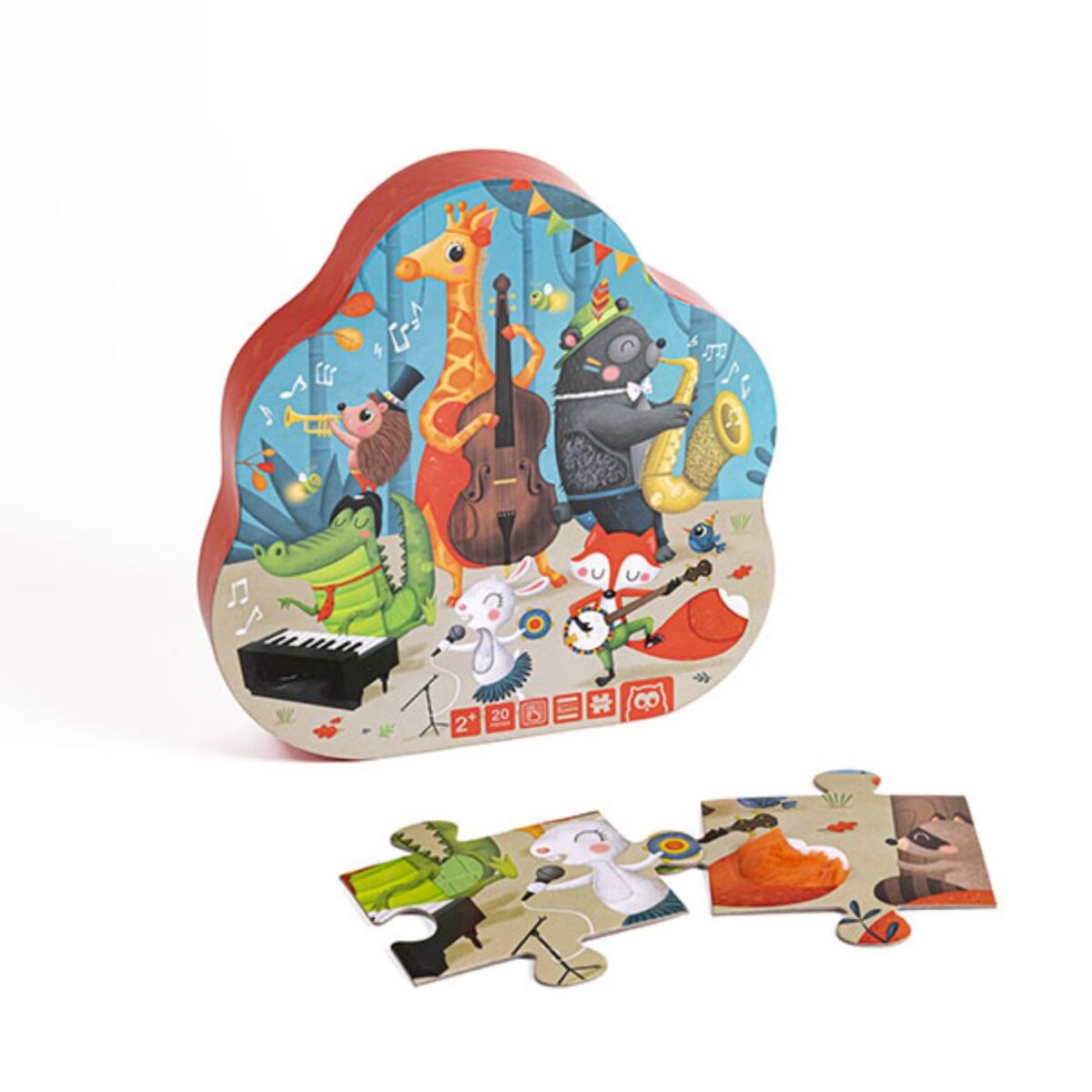 Puzzle Texturado 20 Pzas Eueka - Jazz 