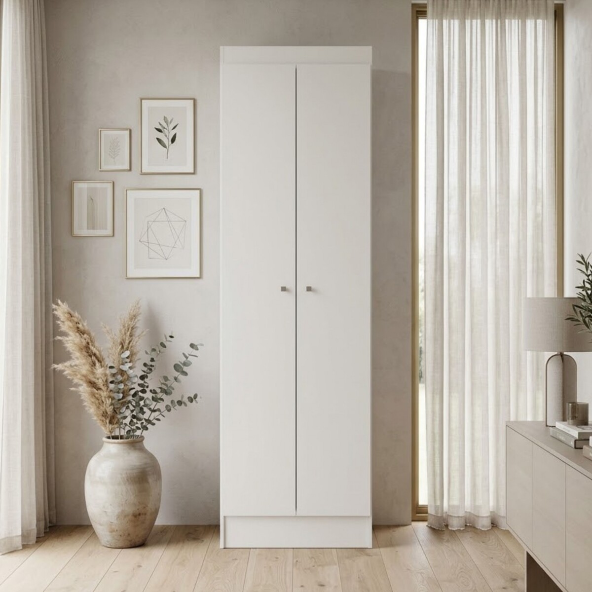 Armario Multiuso 2 Puertas Aura Blanco 