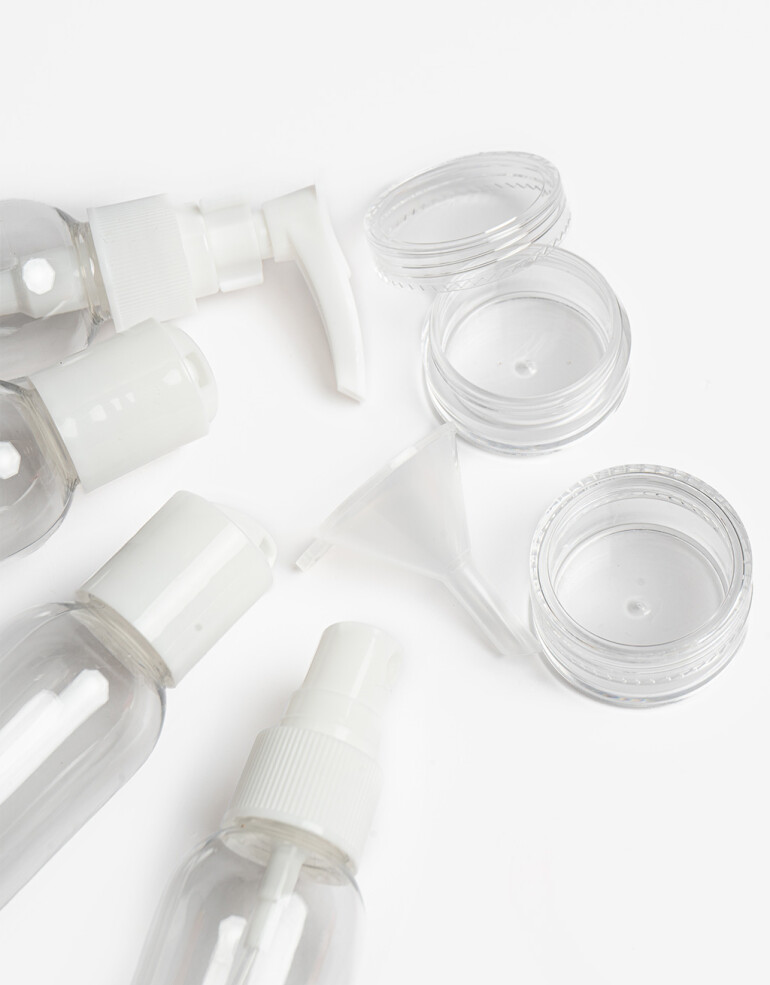 Set de Viaje Set De Envases Recargables Para Viaje - Rosa Claro