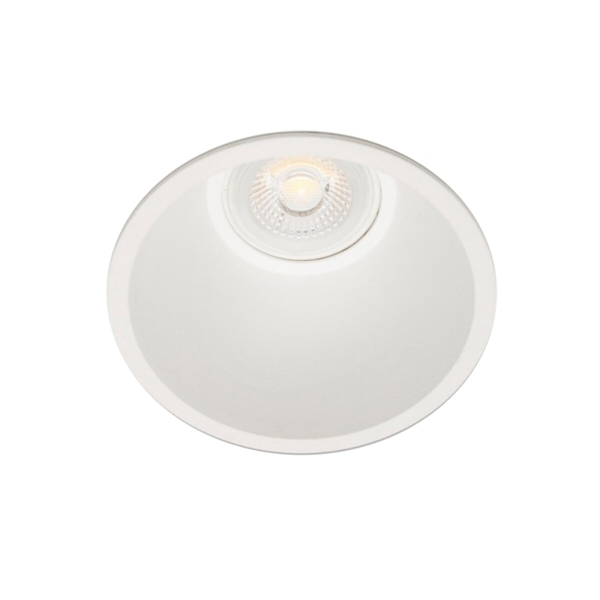 Downlight redondo aluminio blanco s/zoc Ø90mm - ILU01513 