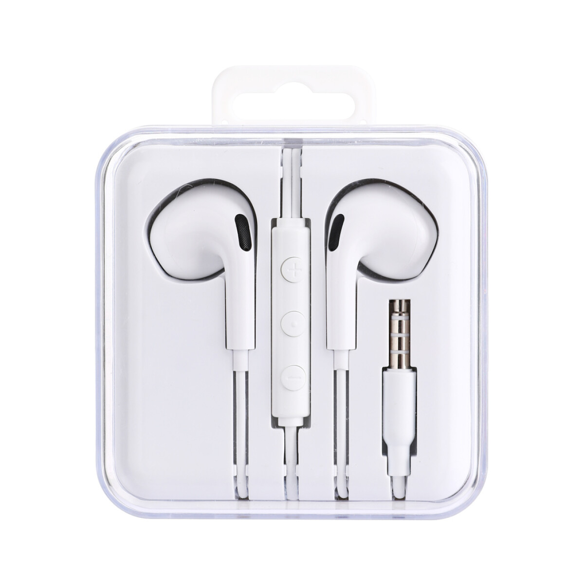 Auriculares de cable - blanco 