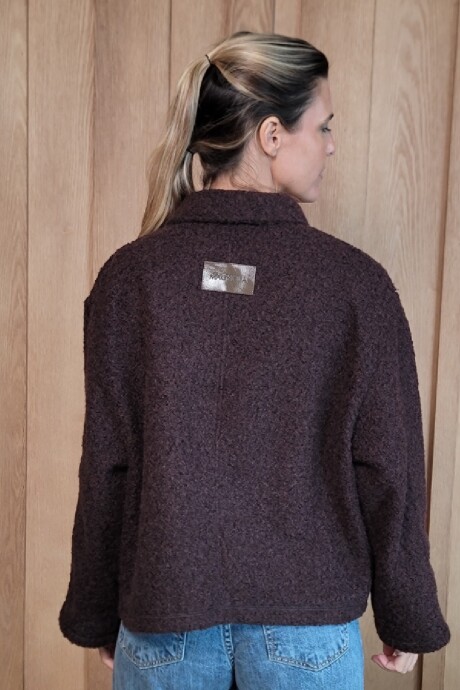 Chaqueta Manhattan Corderito Chocolate