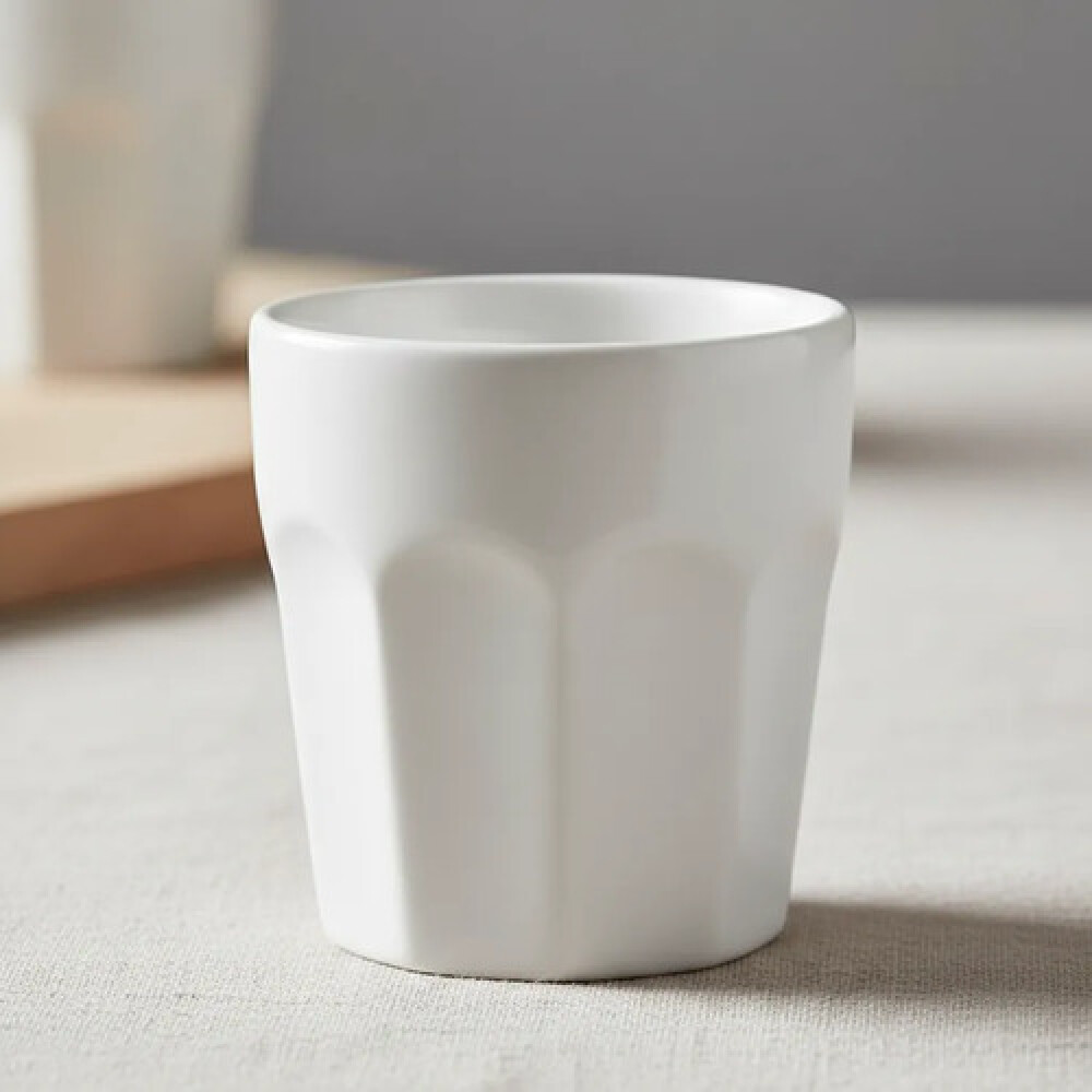 Vaso ceramica 90 ml blanco OXFORD Vaso ceramica 90 ml blanco OXFORD