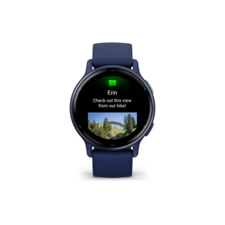 Reloj Garmin Vivoactive 5 Con Bisel de Aluminio Azul