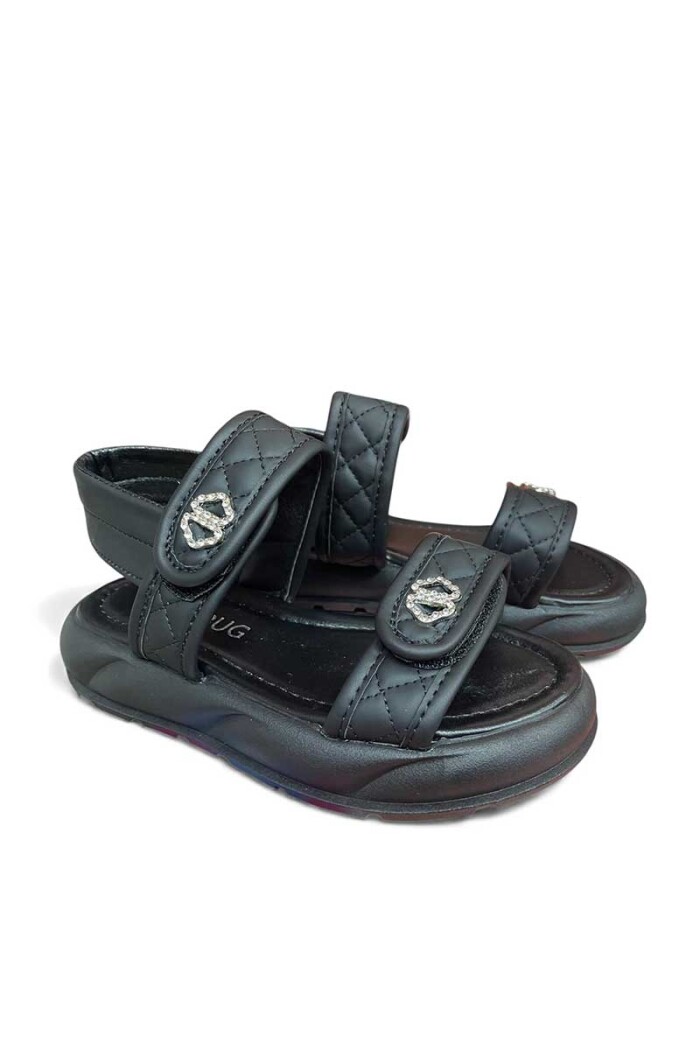 SANDALIA KIDS BIGBUG 2 VELCROS BI258 Negro