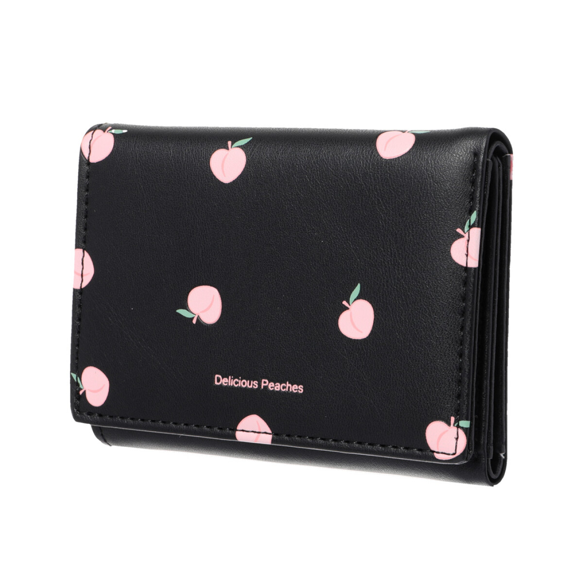 Billetera peach - negro 