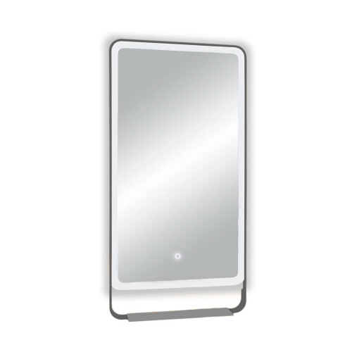 Espejo Anticorrosion CON ESTANTE EN 60X120 - Con Sensor One Touch Y Luz Led - BRUSHED NICKEL 000