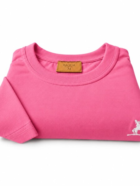 Remera tipo Hering Rosado