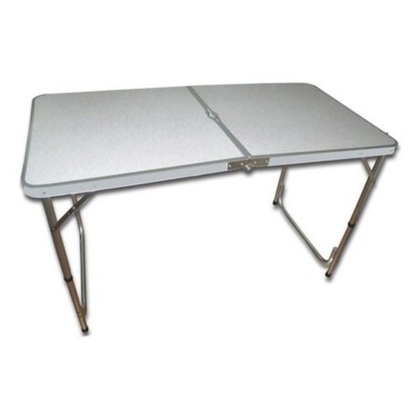 Mesa Plegable Valija Ajustable Para Camping Arye Blanco