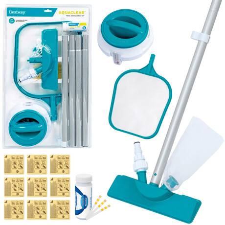 Kit Mantenimiento Limpieza Piscina Bestway Aspiradora Bsw058794